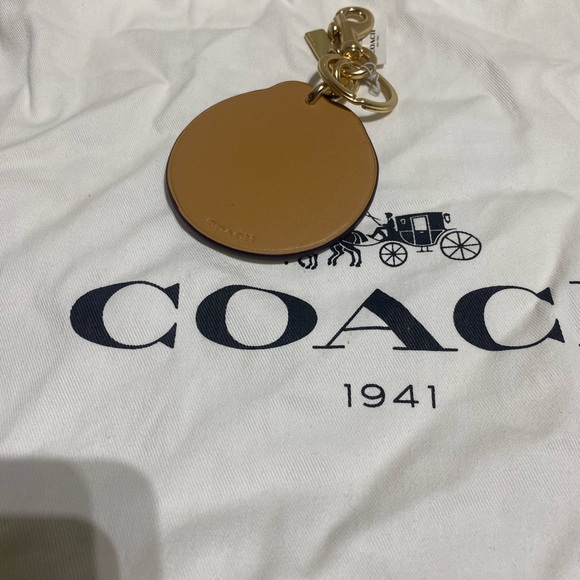 Coach Leather Keychain - Picture 2 of 3